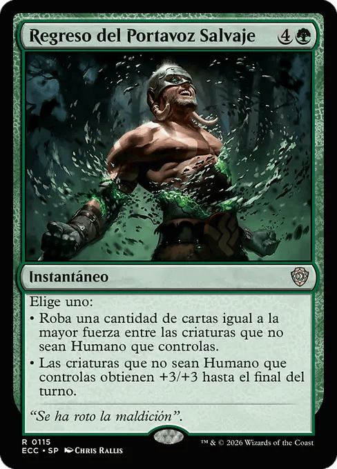 Return of the Wildspeaker (Lorwyn Eclipsed Commander #115) Return of the Wildspeaker (Lorwyn Eclipsed Commander #115)