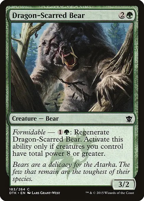 Dragon-Scarred Bear (Dragons of Tarkir #183) Dragon-Scarred Bear (Dragons of Tarkir #183)