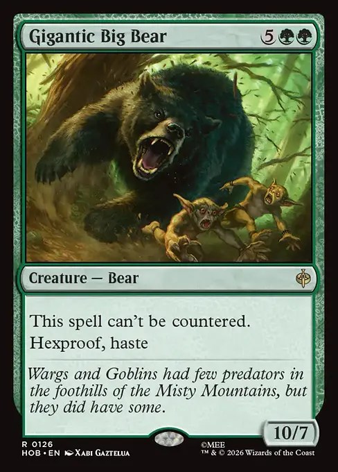 Gigantic Big Bear (The Hobbit #126) Gigantic Big Bear (The Hobbit #126)