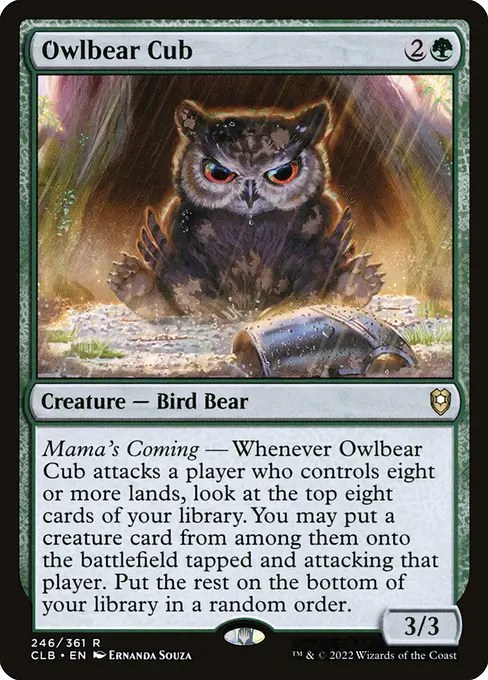 Owlbear Cub (Commander Legends: Battle for Baldur's Gate #246) Owlbear Cub (Commander Legends: Battle for Baldur's Gate #246)
