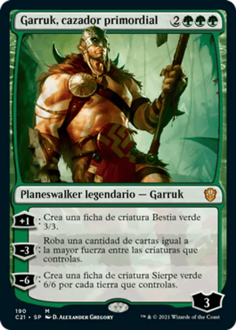 Garruk, Primal Hunter (Commander 2021 #190) Garruk, Primal Hunter (Commander 2021 #190)