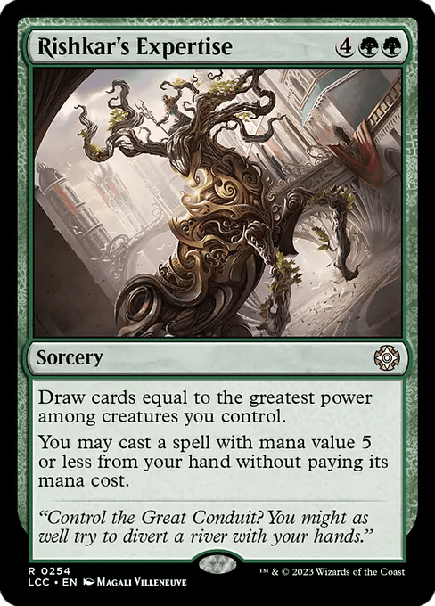 Rishkar's Expertise (The Lost Caverns of Ixalan Commander #254) Rishkar's Expertise (The Lost Caverns of Ixalan Commander #254)
